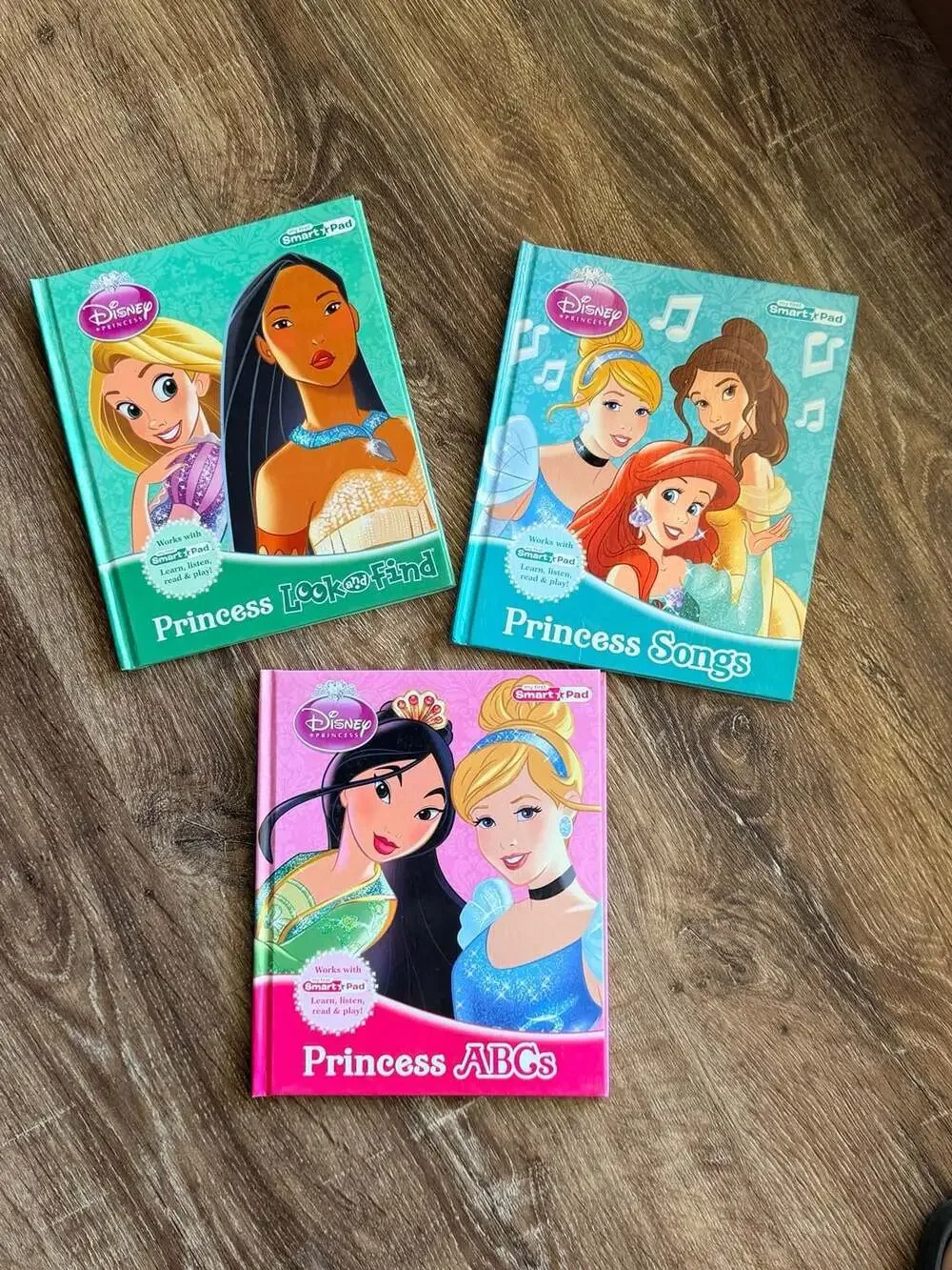 Disney Princess My First Smart Pad Library Books Set of 3